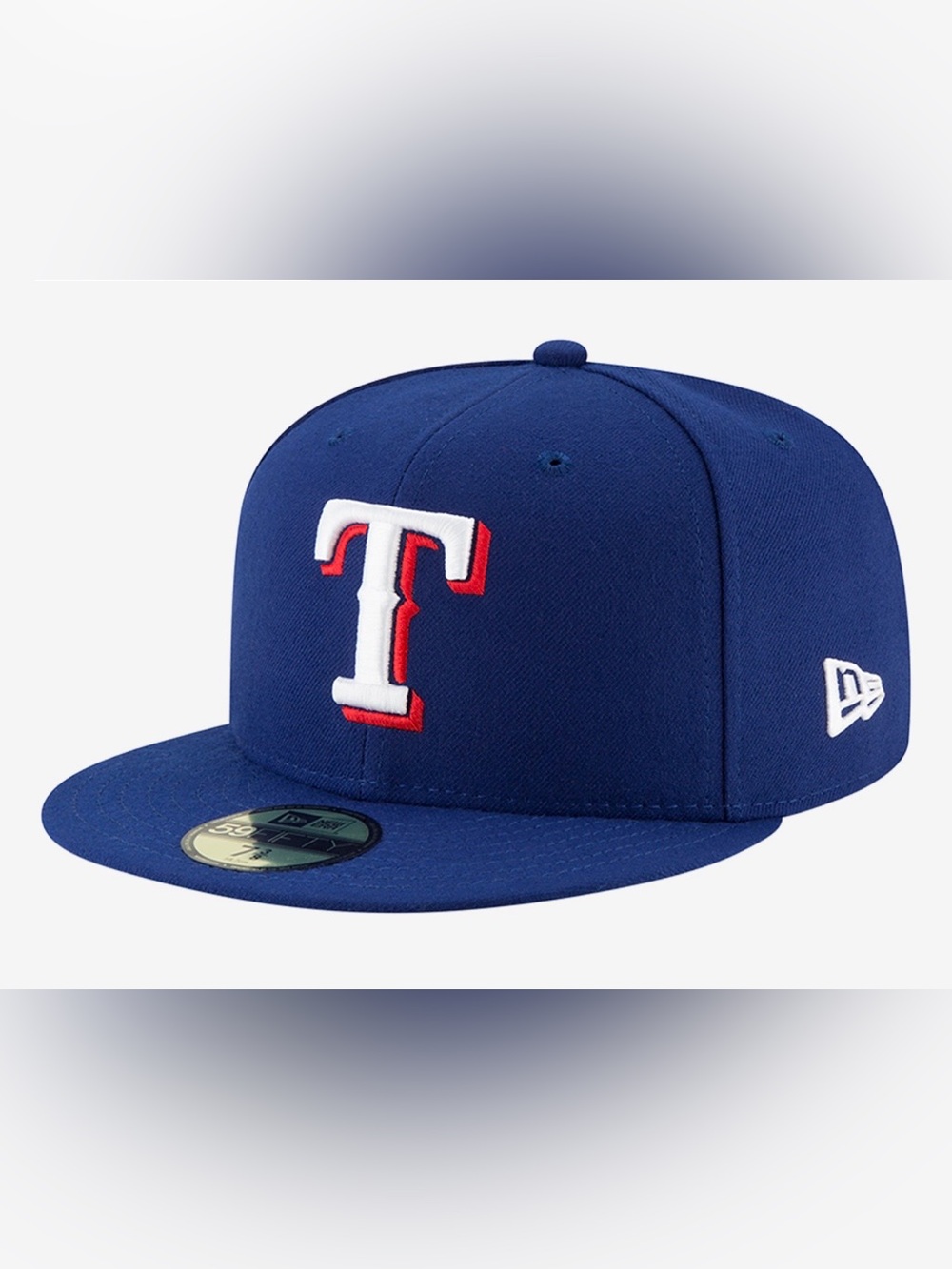 New Era Texas Rangers Size Large 7 3/8 Navy baseball Cap 59Fifty Fitted NWOT